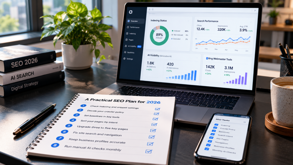 SEO plan for 2026 checklist